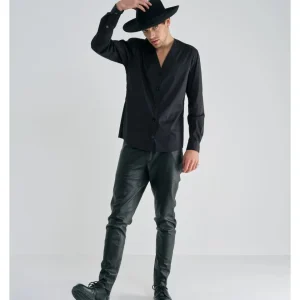 CHEMISE NOIRE AJUSTEE